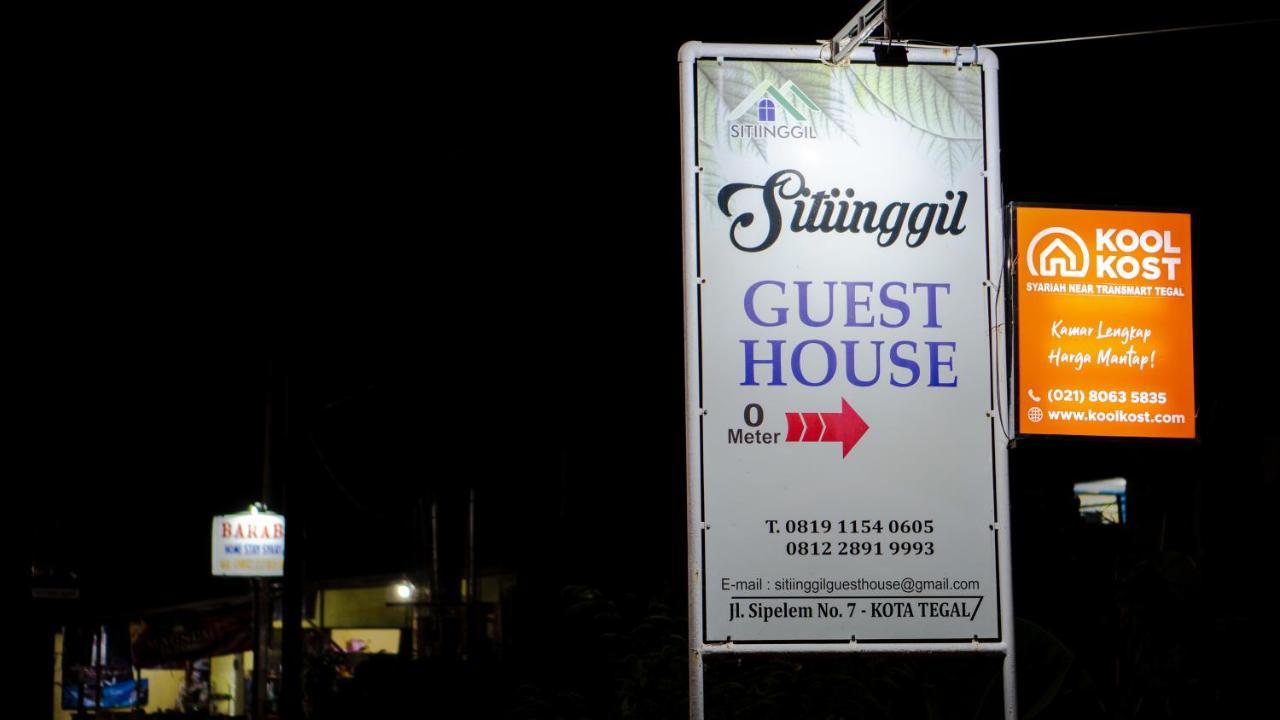 Sitiinggil Guest House Syariah Tegal  Exterior photo